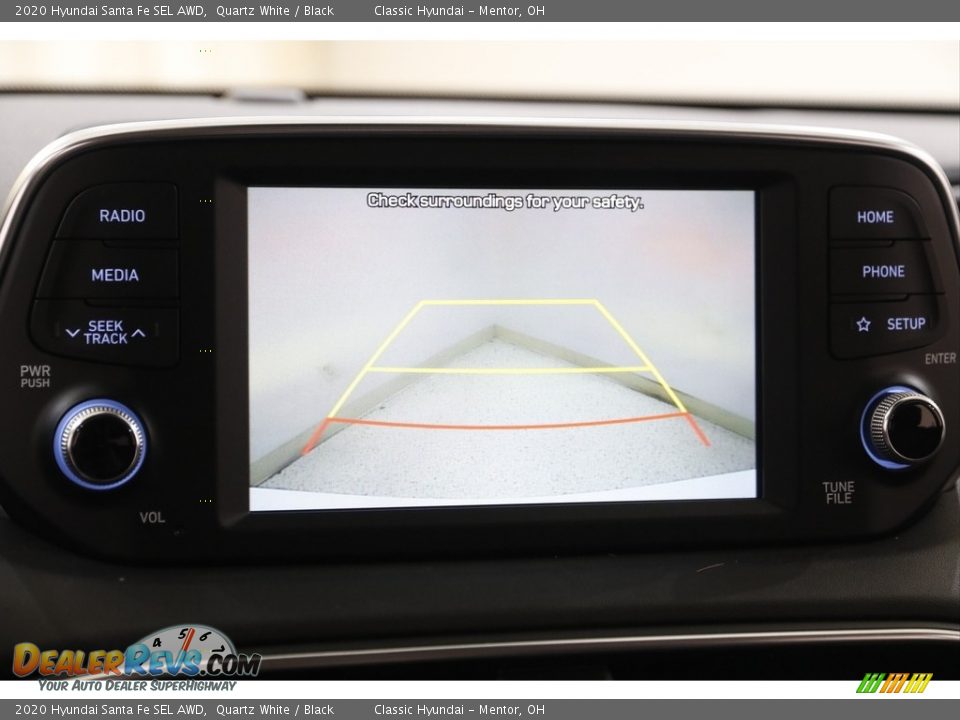 2020 Hyundai Santa Fe SEL AWD Quartz White / Black Photo #11