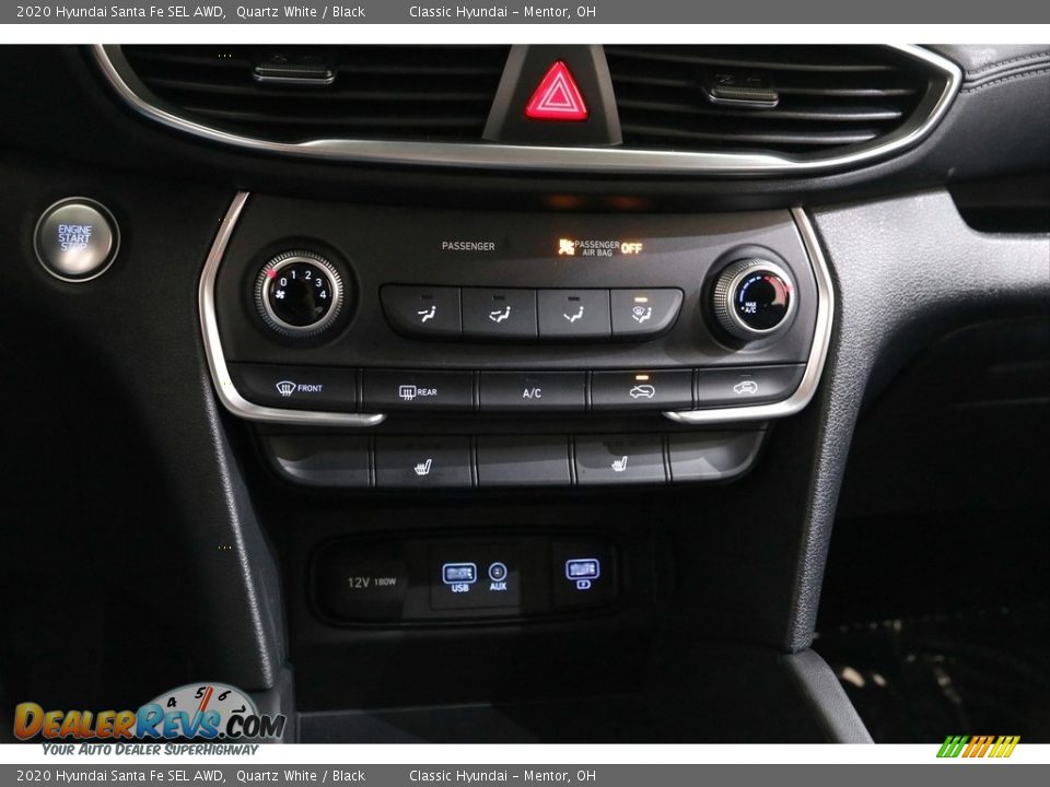 2020 Hyundai Santa Fe SEL AWD Quartz White / Black Photo #12