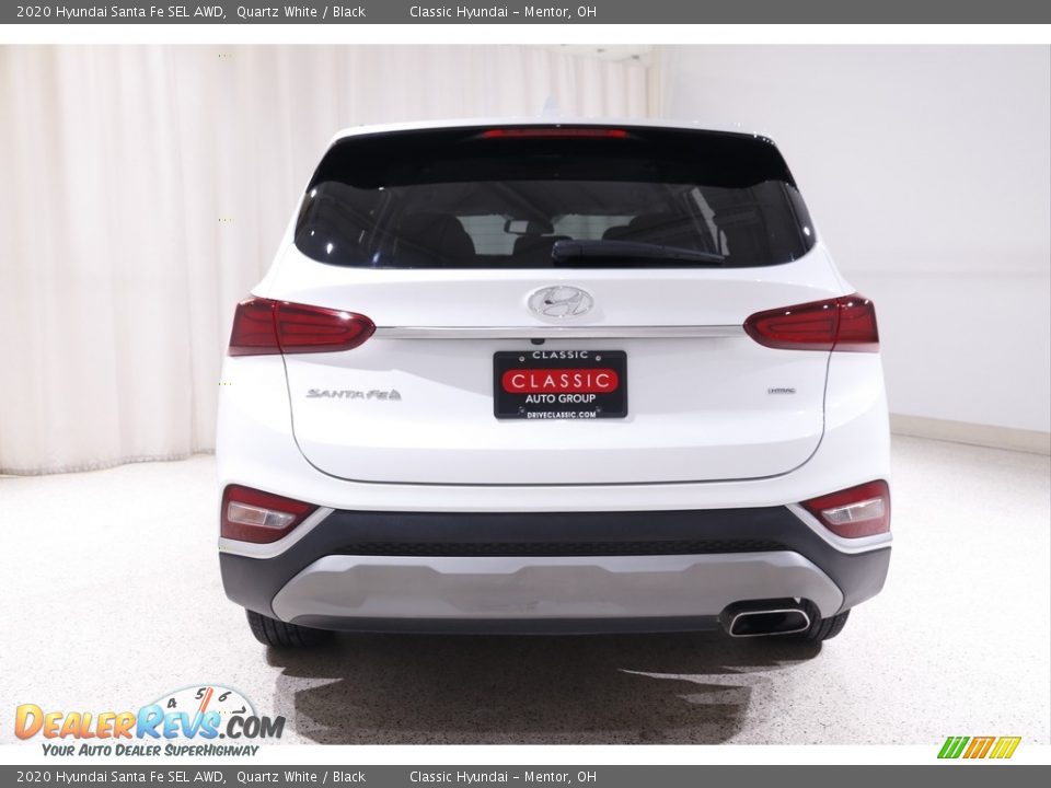 2020 Hyundai Santa Fe SEL AWD Quartz White / Black Photo #17