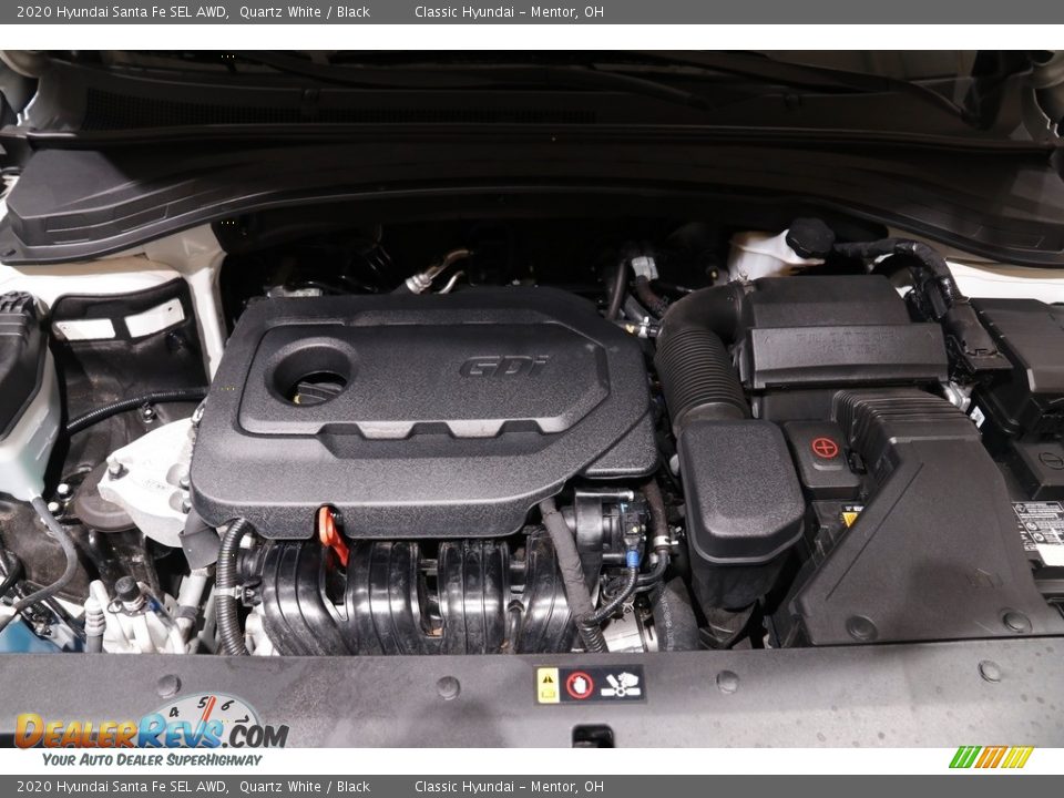 2020 Hyundai Santa Fe SEL AWD Quartz White / Black Photo #18