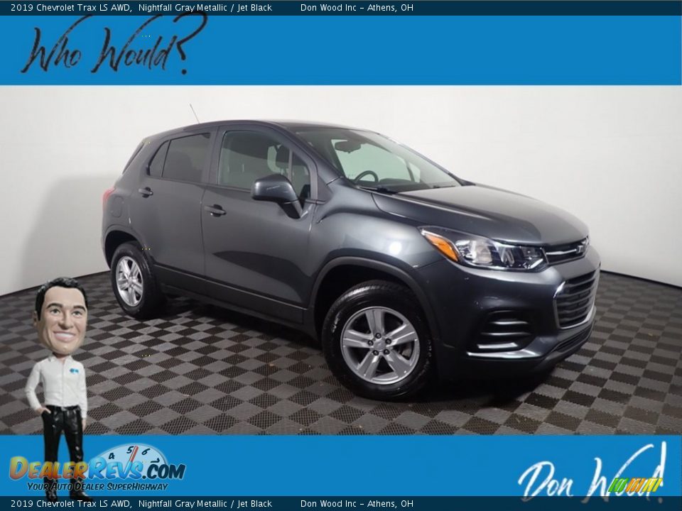 2019 Chevrolet Trax LS AWD Nightfall Gray Metallic / Jet Black Photo #1