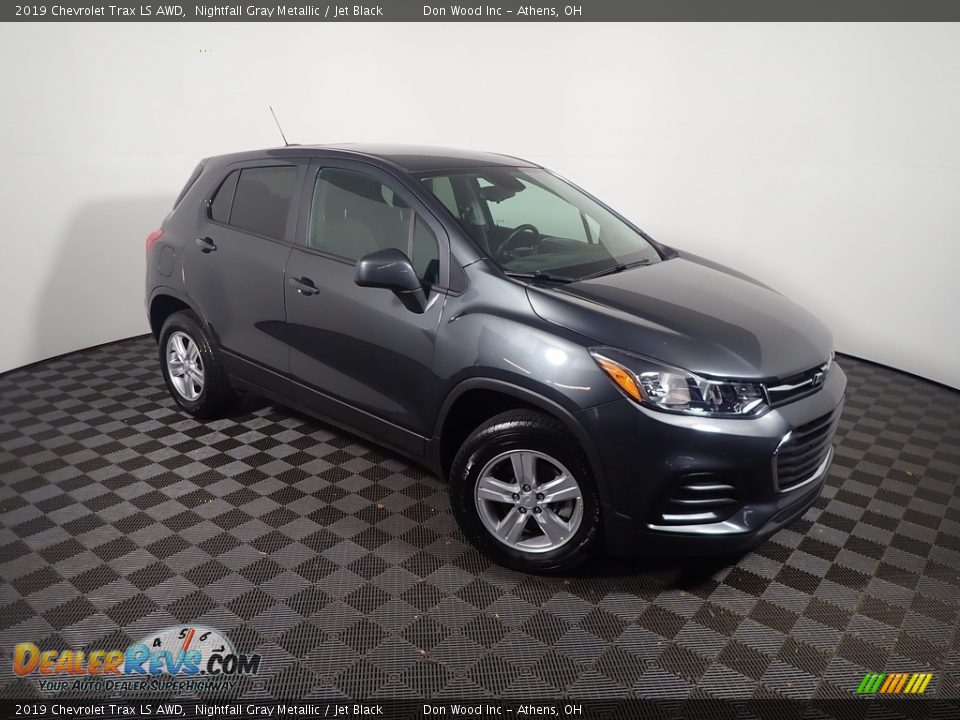 2019 Chevrolet Trax LS AWD Nightfall Gray Metallic / Jet Black Photo #3