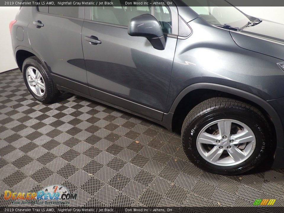 2019 Chevrolet Trax LS AWD Nightfall Gray Metallic / Jet Black Photo #4