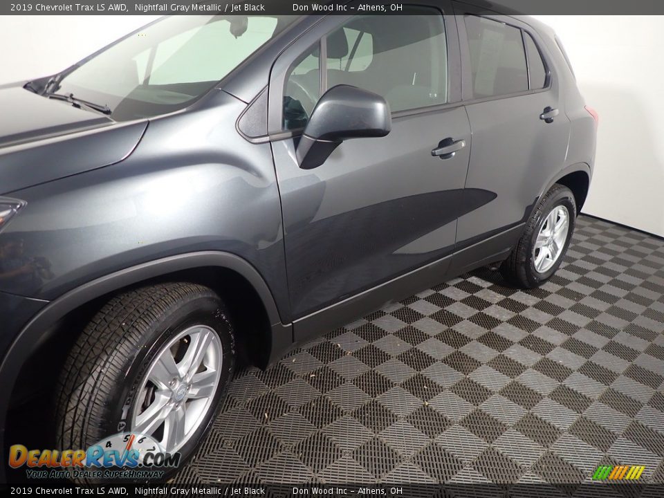 2019 Chevrolet Trax LS AWD Nightfall Gray Metallic / Jet Black Photo #10