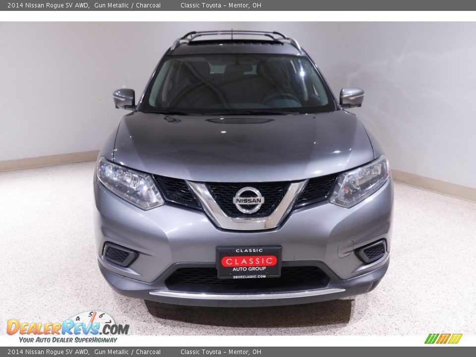 2014 Nissan Rogue SV AWD Gun Metallic / Charcoal Photo #2