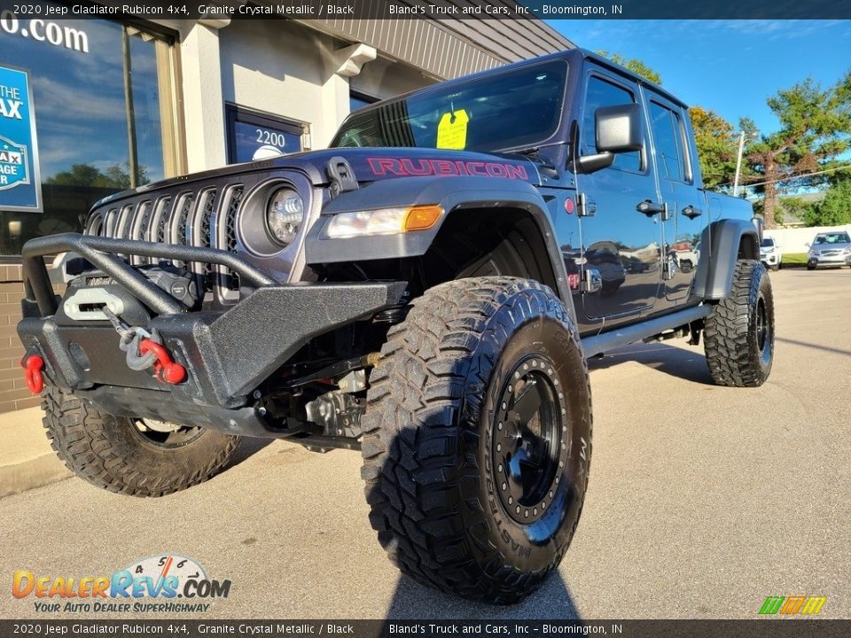 2020 Jeep Gladiator Rubicon 4x4 Granite Crystal Metallic / Black Photo #1