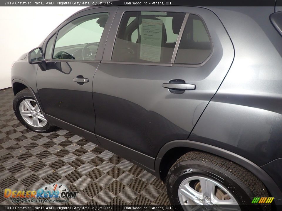2019 Chevrolet Trax LS AWD Nightfall Gray Metallic / Jet Black Photo #18
