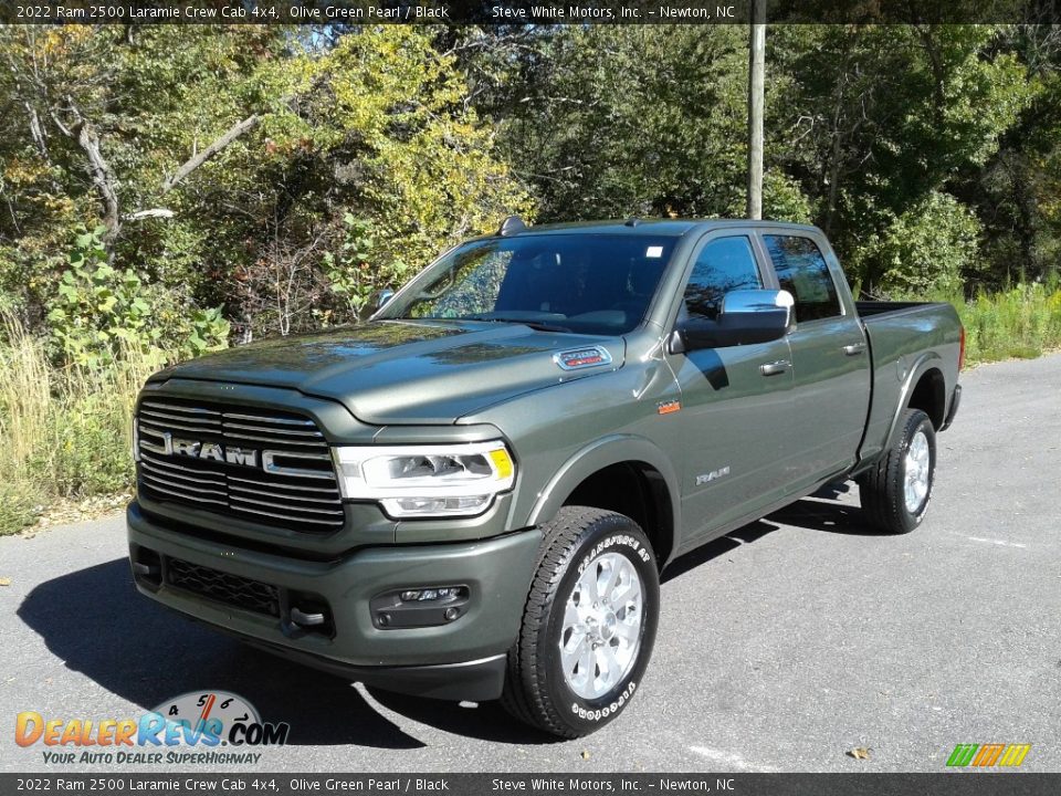 2022 Ram 2500 Laramie Crew Cab 4x4 Olive Green Pearl / Black Photo #2