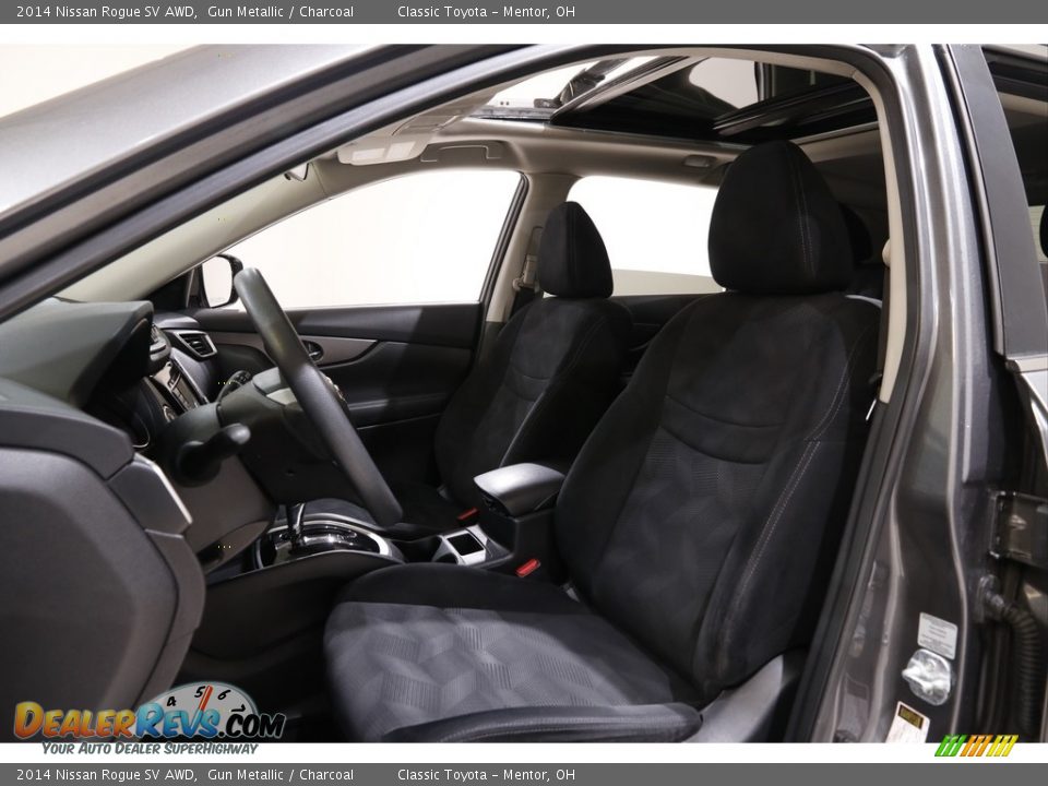 2014 Nissan Rogue SV AWD Gun Metallic / Charcoal Photo #5