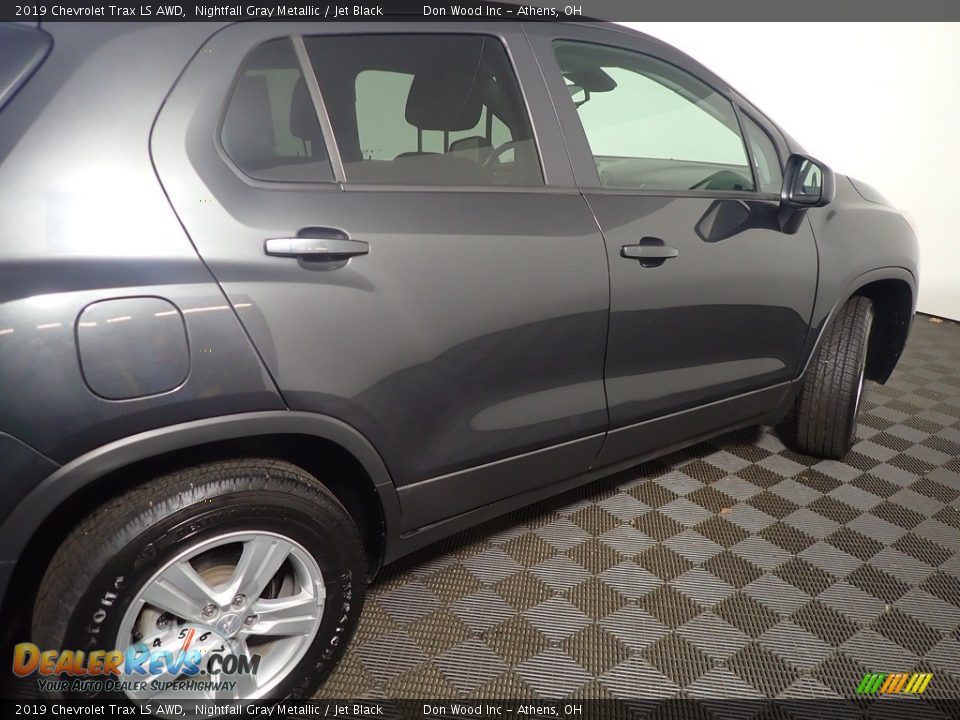 2019 Chevrolet Trax LS AWD Nightfall Gray Metallic / Jet Black Photo #19