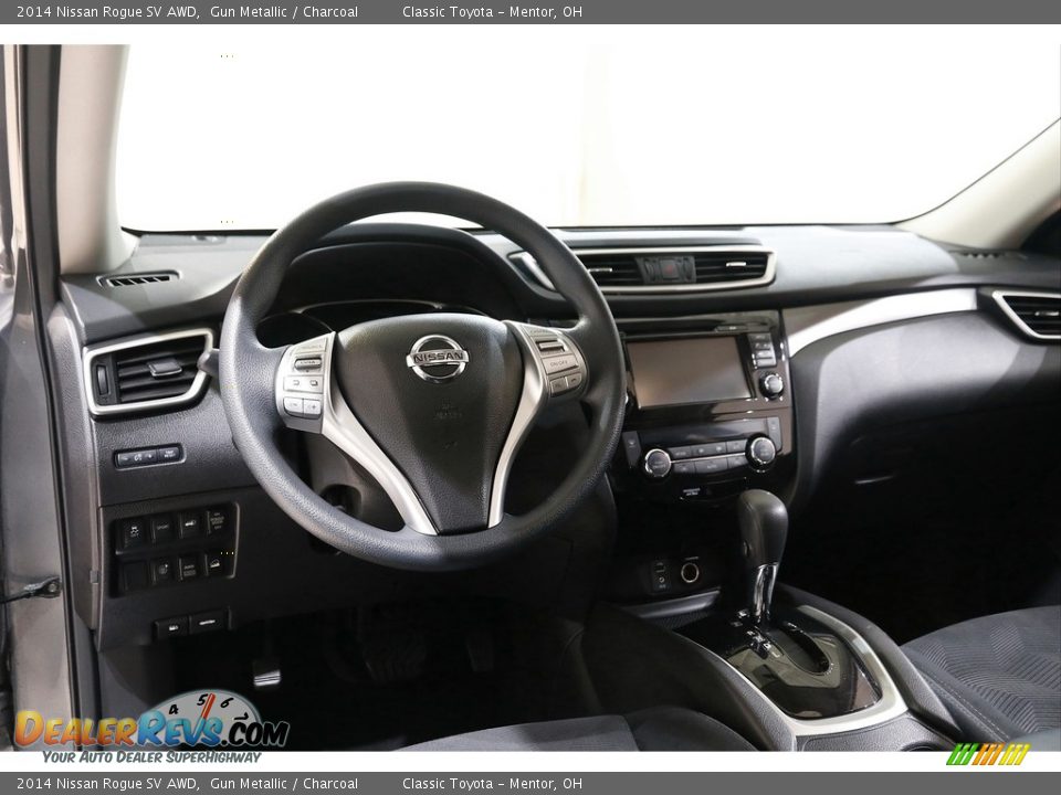 2014 Nissan Rogue SV AWD Gun Metallic / Charcoal Photo #6