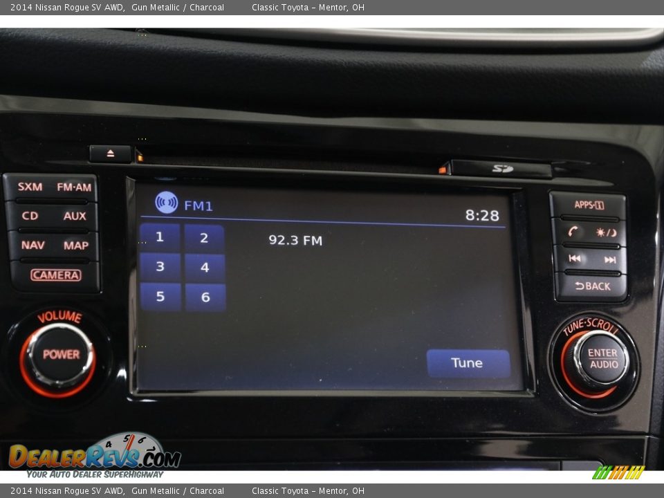 2014 Nissan Rogue SV AWD Gun Metallic / Charcoal Photo #10