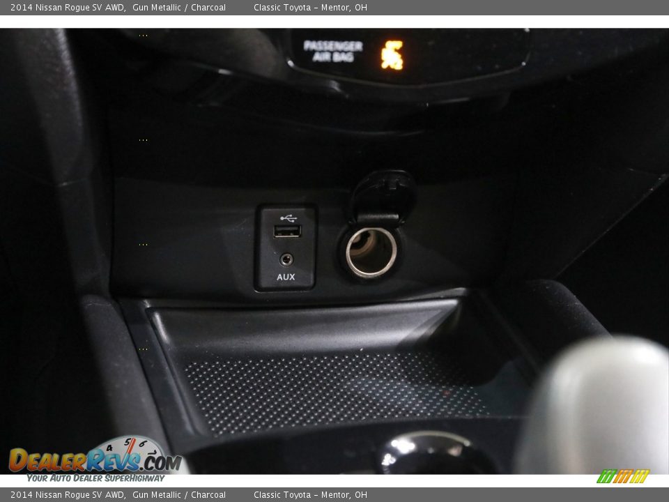 2014 Nissan Rogue SV AWD Gun Metallic / Charcoal Photo #13
