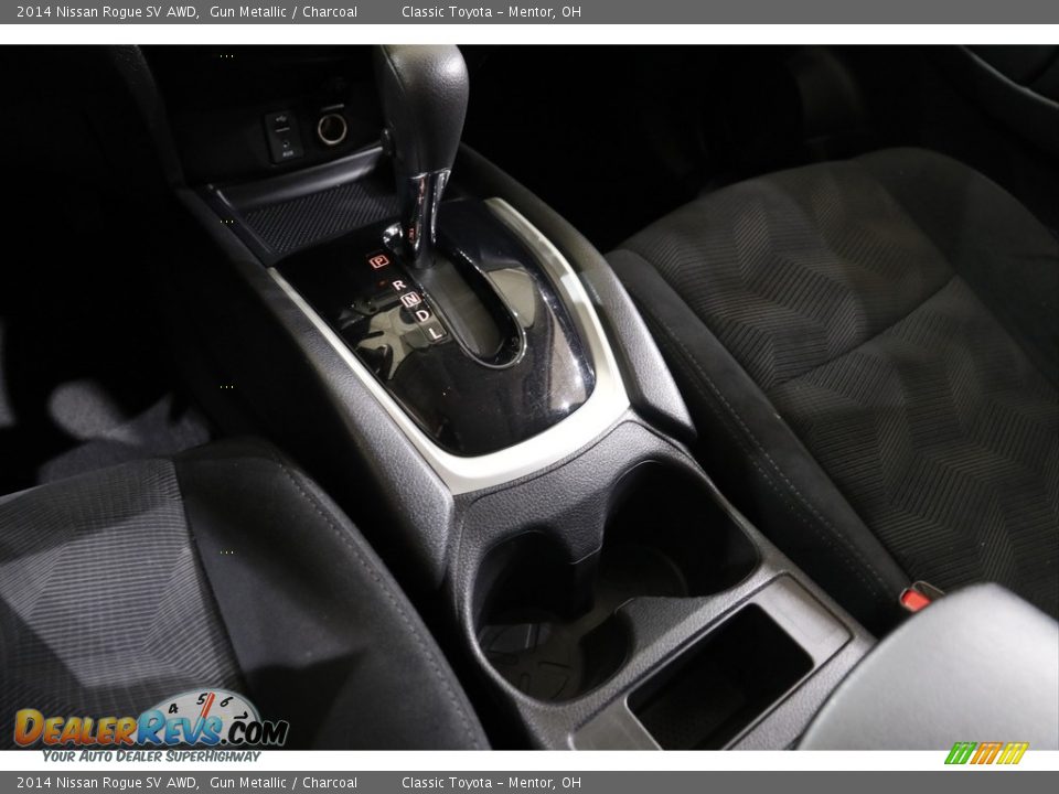 2014 Nissan Rogue SV AWD Gun Metallic / Charcoal Photo #14