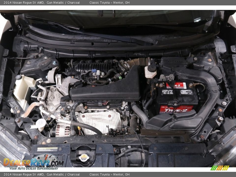 2014 Nissan Rogue SV AWD Gun Metallic / Charcoal Photo #19