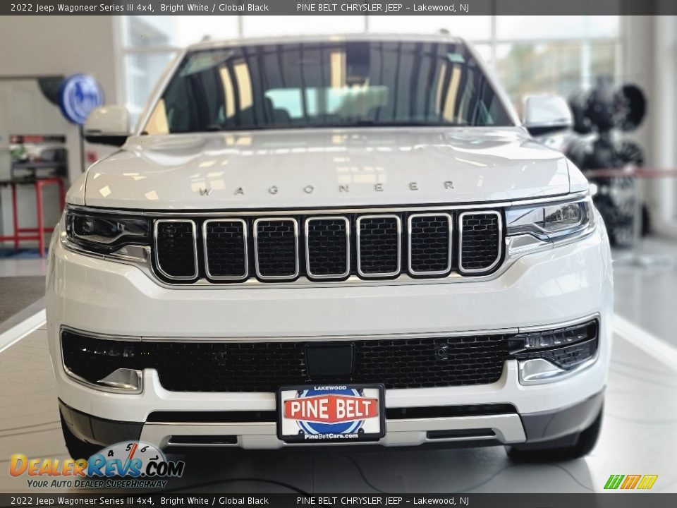 2022 Jeep Wagoneer Series III 4x4 Bright White / Global Black Photo #3