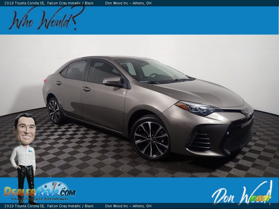 2019 Toyota Corolla SE Falcon Gray metallic / Black Photo #1