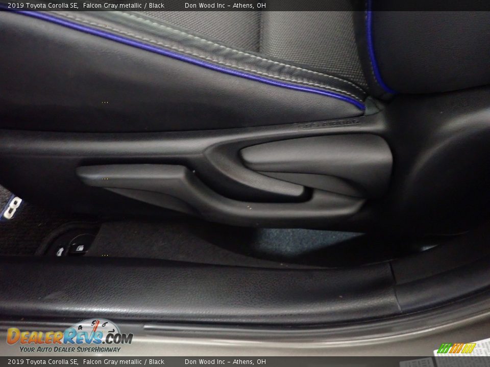 2019 Toyota Corolla SE Falcon Gray metallic / Black Photo #23