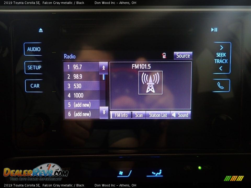 2019 Toyota Corolla SE Falcon Gray metallic / Black Photo #26