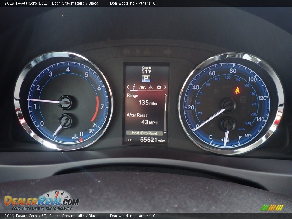 2019 Toyota Corolla SE Falcon Gray metallic / Black Photo #28