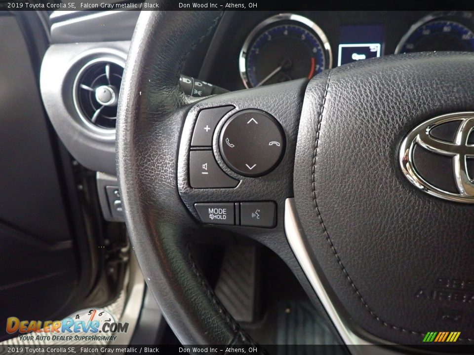 2019 Toyota Corolla SE Falcon Gray metallic / Black Photo #29