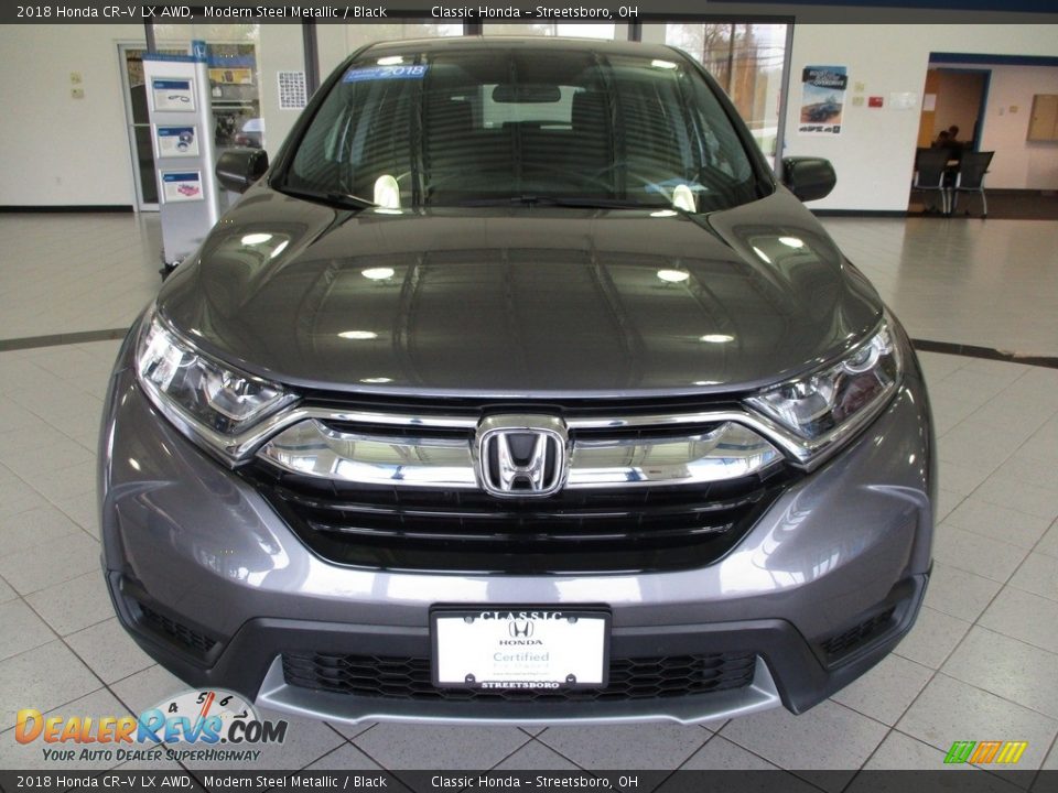 2018 Honda CR-V LX AWD Modern Steel Metallic / Black Photo #2