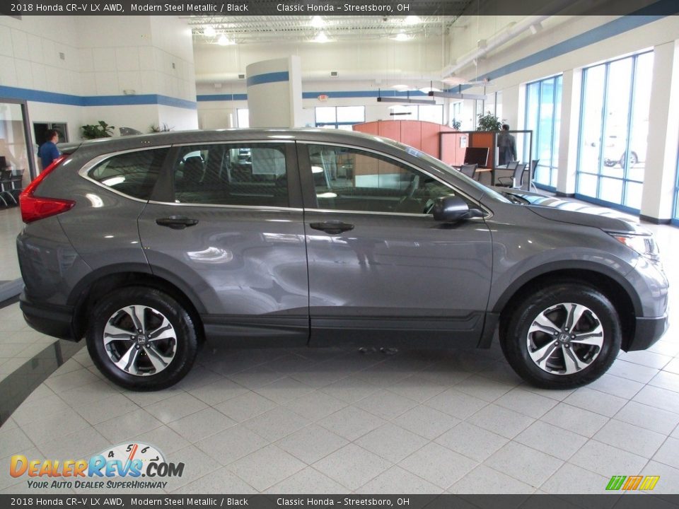 2018 Honda CR-V LX AWD Modern Steel Metallic / Black Photo #4