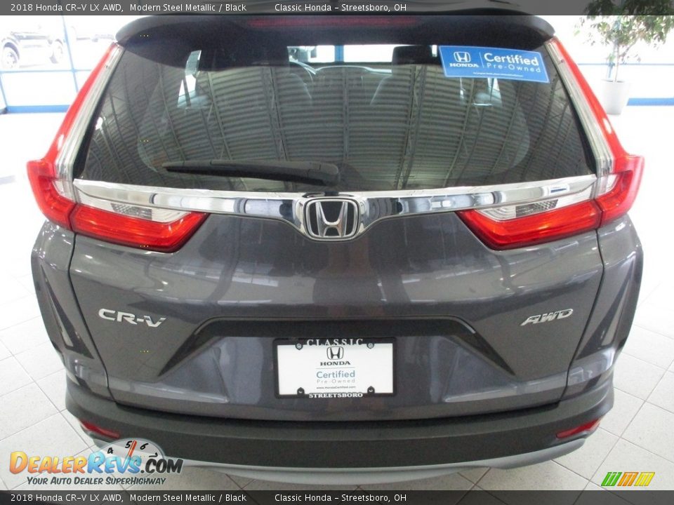 2018 Honda CR-V LX AWD Modern Steel Metallic / Black Photo #8