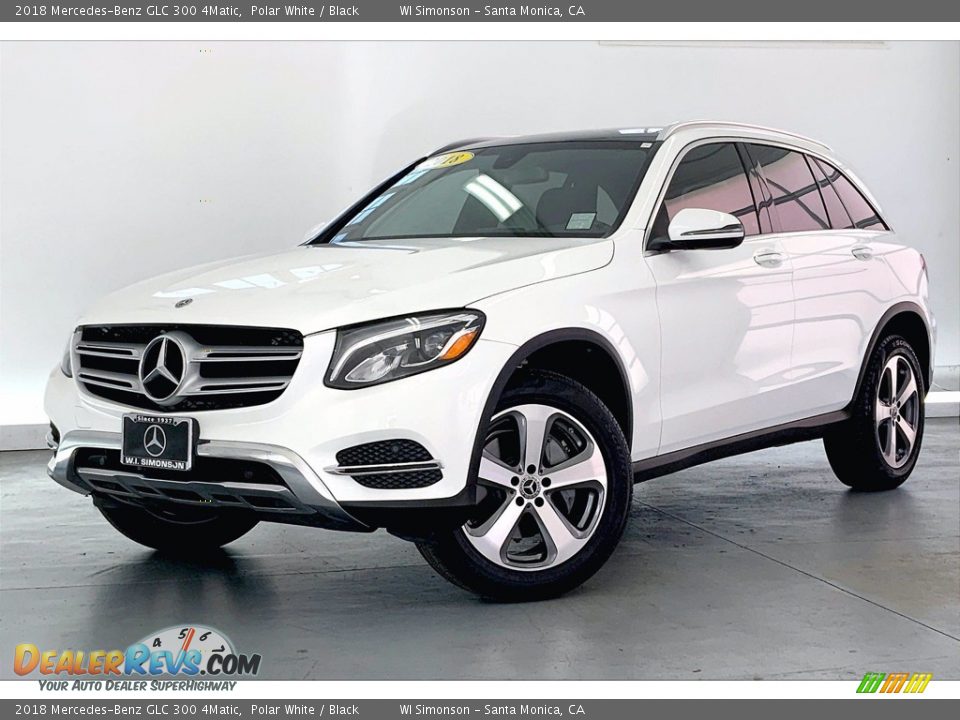 2018 Mercedes-Benz GLC 300 4Matic Polar White / Black Photo #12