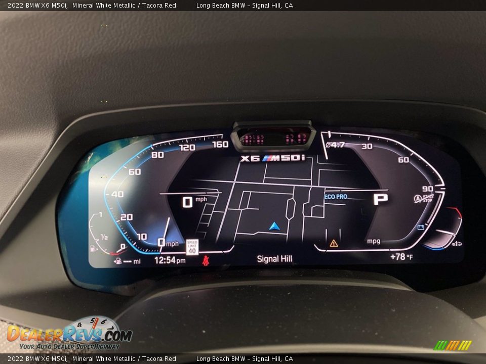 Navigation of 2022 BMW X6 M50i Photo #18