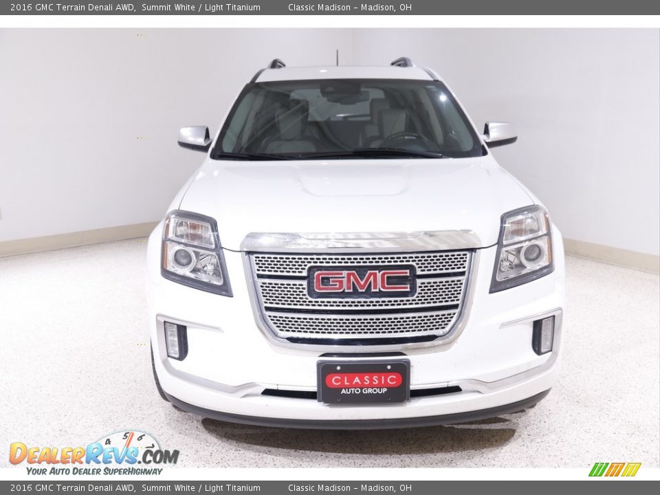 2016 GMC Terrain Denali AWD Summit White / Light Titanium Photo #2