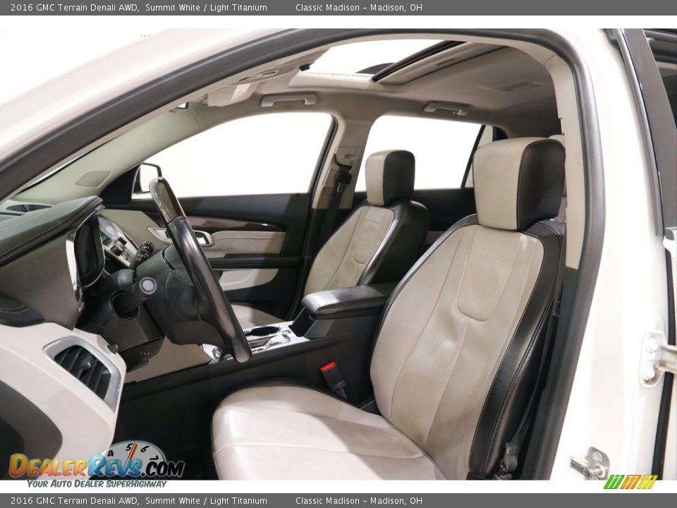 2016 GMC Terrain Denali AWD Summit White / Light Titanium Photo #5