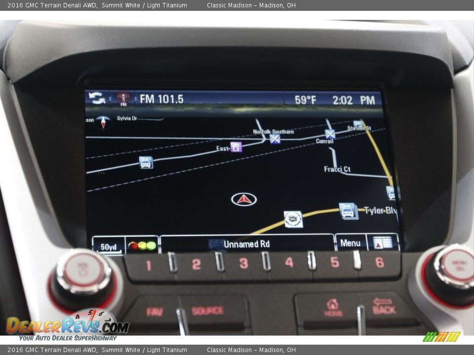 2016 GMC Terrain Denali AWD Summit White / Light Titanium Photo #11