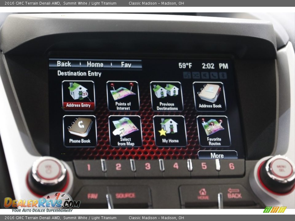 2016 GMC Terrain Denali AWD Summit White / Light Titanium Photo #12