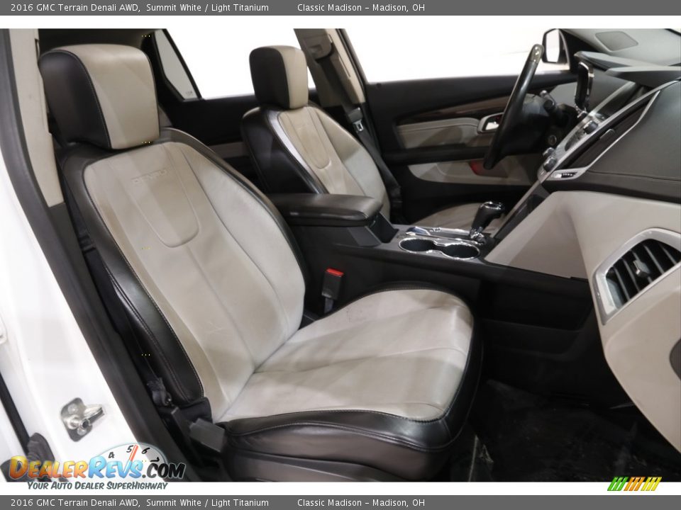 2016 GMC Terrain Denali AWD Summit White / Light Titanium Photo #14
