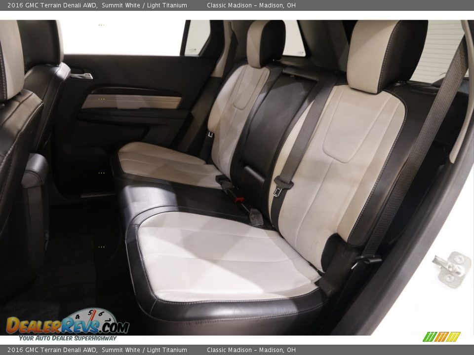 2016 GMC Terrain Denali AWD Summit White / Light Titanium Photo #16