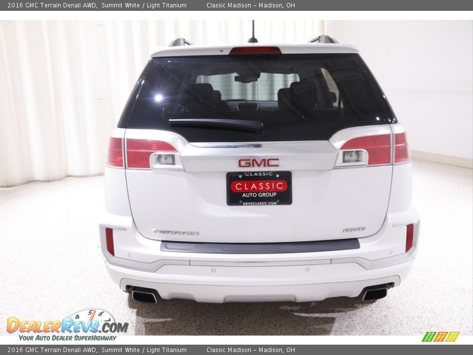 2016 GMC Terrain Denali AWD Summit White / Light Titanium Photo #17