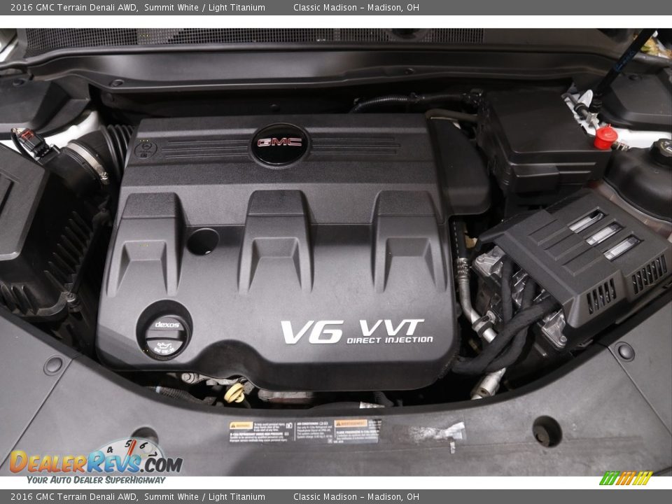 2016 GMC Terrain Denali AWD Summit White / Light Titanium Photo #18