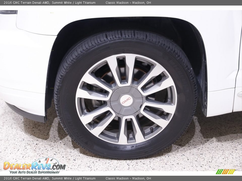 2016 GMC Terrain Denali AWD Summit White / Light Titanium Photo #19