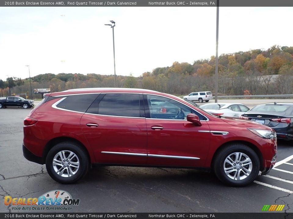 2018 Buick Enclave Essence AWD Red Quartz Tintcoat / Dark Galvanized Photo #5