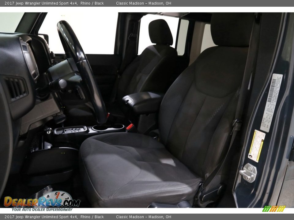 2017 Jeep Wrangler Unlimited Sport 4x4 Rhino / Black Photo #5