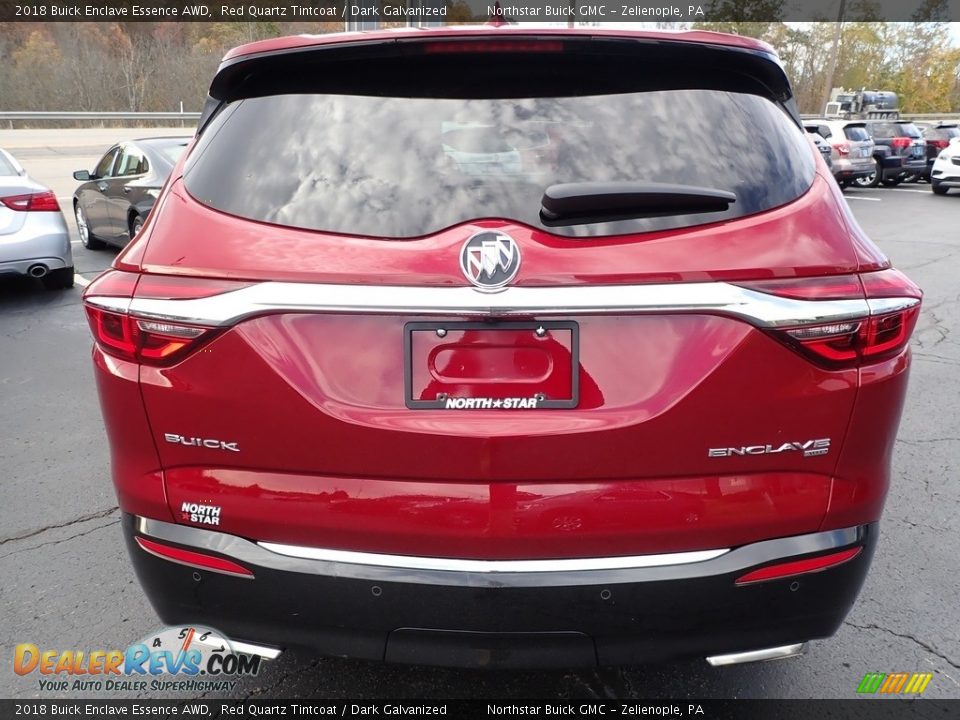 2018 Buick Enclave Essence AWD Red Quartz Tintcoat / Dark Galvanized Photo #10