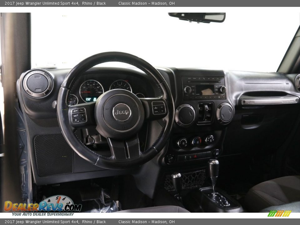 2017 Jeep Wrangler Unlimited Sport 4x4 Rhino / Black Photo #6