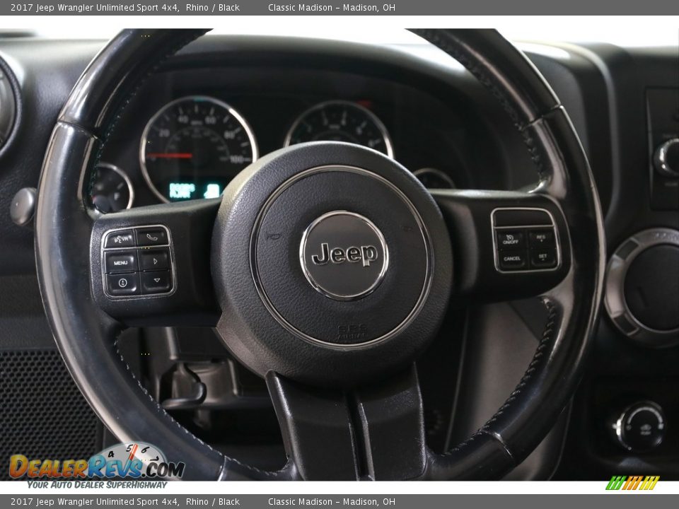2017 Jeep Wrangler Unlimited Sport 4x4 Rhino / Black Photo #7