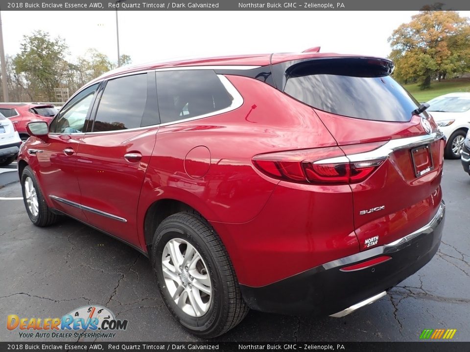 2018 Buick Enclave Essence AWD Red Quartz Tintcoat / Dark Galvanized Photo #12