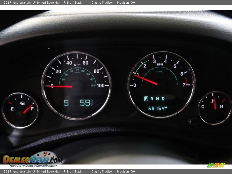 2017 Jeep Wrangler Unlimited Sport 4x4 Rhino / Black Photo #8