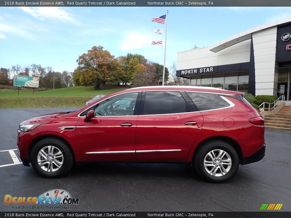 2018 Buick Enclave Essence AWD Red Quartz Tintcoat / Dark Galvanized Photo #13