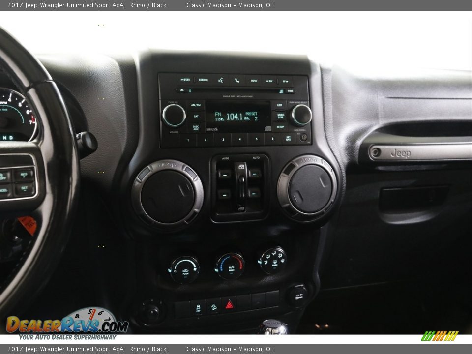 2017 Jeep Wrangler Unlimited Sport 4x4 Rhino / Black Photo #9