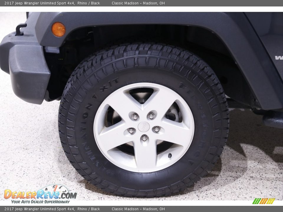 2017 Jeep Wrangler Unlimited Sport 4x4 Rhino / Black Photo #16