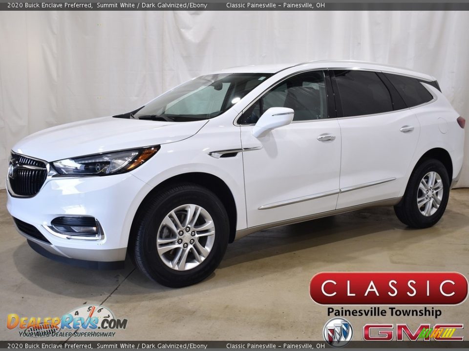 2020 Buick Enclave Preferred Summit White / Dark Galvinized/Ebony Photo #1